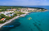 Viele Blautöne bilden eine bezaubernde Kulisse