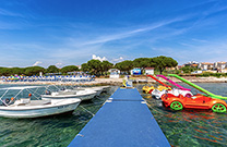 Taxiboote & Tretboote, Strand Belvedere