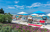 Val Marea Strand, Anlage