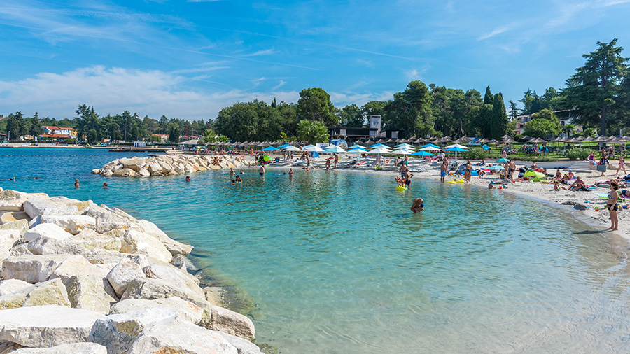 Sandstrand Val Marea Sandy Family in Porec