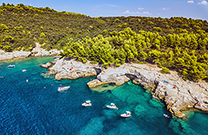 Panorama Strand Galebove Stijene