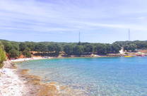 Hundestrand & Badestrand Uvala Sakucani in Pula