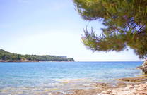 Panorama Meer und Verudela Halbinsel