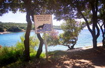 Aussicht Hundestrand Sakucani Pula