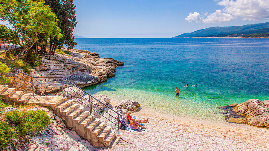 Strände Rabac Riviera