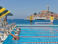Freibad Delfin, Rovinj