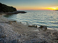 Strand Cisterna, Rovinj