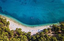 Luftaufnahme Strand Savudrija