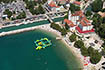 Luftaufnahme Strand Kastel in Crikvenica