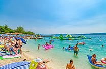 Strand Omorika, Crikvenica