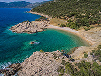 Strand Sv. Blaz nördlich von Cres