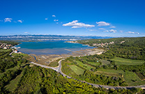 Luftaufnahme, Bucht Soline