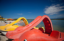 Tretboote, Strand Punta