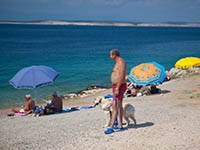 Hundestrand Punta Sila in Silo