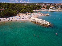 Strand Jezevac, Stadt Krk