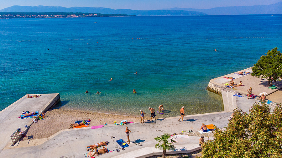 Strand Maestral, Malinska