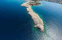 Hundestrand Punta Sila - Tiha