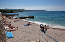 Südseite Drazica, Strand Koralj