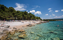 Strand Drazica, Meer