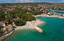 Luftaufnahme Jezevac Strand