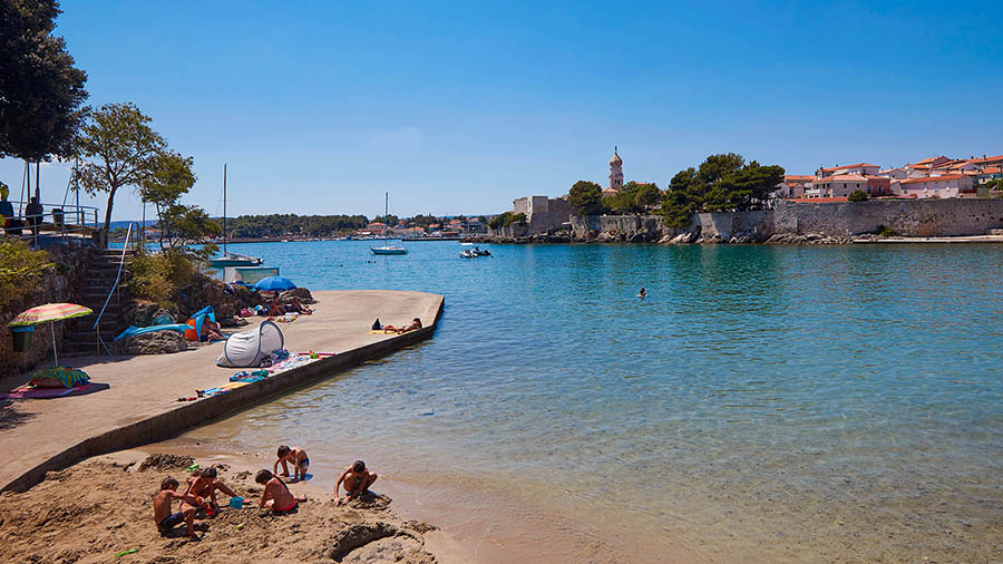 Strand Portapisana - Krk