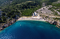 Strand Potovosce Luftaufnahme