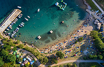 Luftaufnahme Sveti Marak Sandstrand