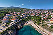 Luftaufnahme Strand Zgribnica