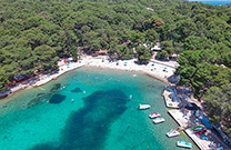 Tretboote, Blatina Strand