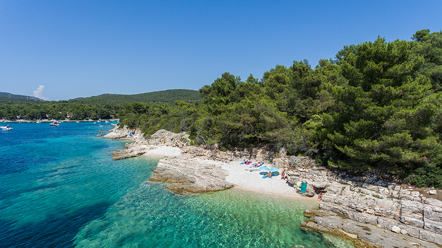 Strände Insel Losinj, Strand Artatore