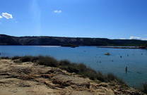 Blick auf Strand Livacina und Marina