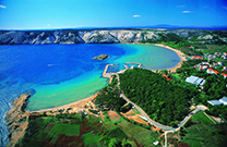 Paradiesstrand San Marino Vogelperspektive