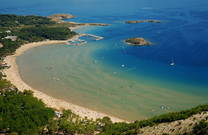 Sandstraende Lopar Insel Rab