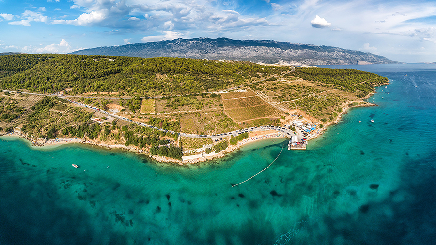Strand Pudarica - Insel Rab