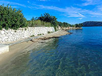 Hundestrand am Vodenca Strand