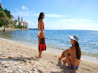 Strand Banova, Stadt Rab