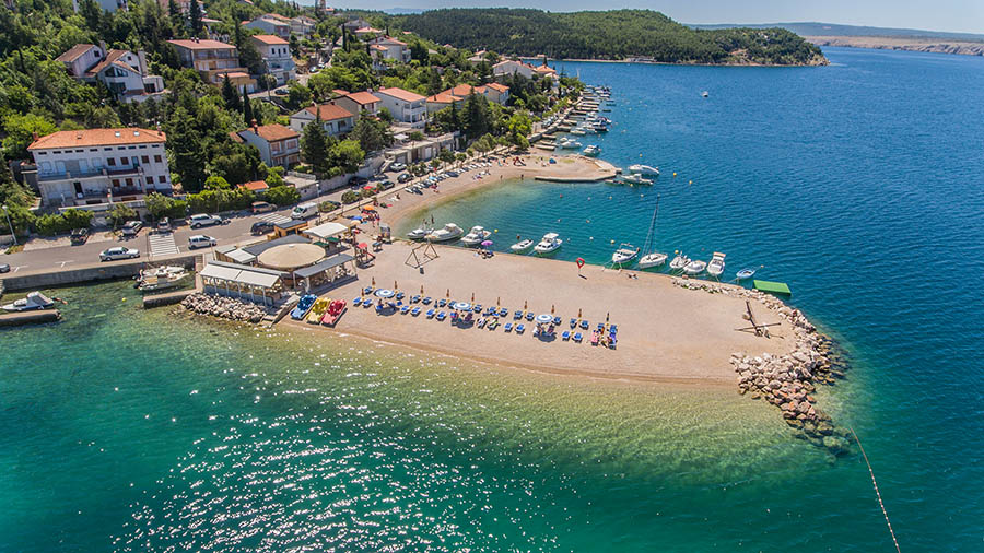 Strand Grabrova, Jadranovo