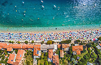 Vogelperspektive Strand Sipar