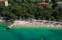 Luftaufnahme, Kieselstrand Lisanj