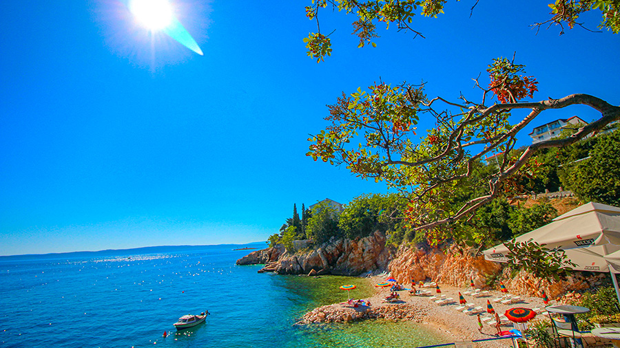 Strände Riviera Novi Vinodolski