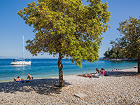 Strände in und um Opatija