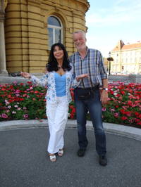 Weltstar Dunja Rajter und der Tierschützer Volker Fritzemeier