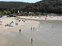 Sandstrand Mel in Kampor