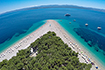 Kroatien Sehenswürdigkeit, Zlatni rat Strand Bol