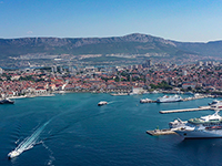 Die Stadt Split, Kroatien