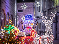 Weihnachtsmarkt Stadt Rab