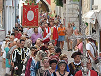 Rabska Fjera - Prozession