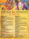 Sommerkarneval 2014 - Flyer