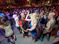 Summer Salsa Festival Rovinj - Tanzfläche Stadtplatz