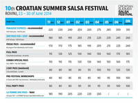 Salsa Festival Rovinj - Tickets & Preise